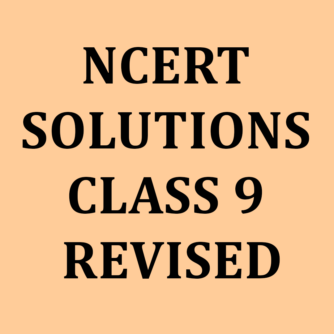 NCERT Solutions For Class 9