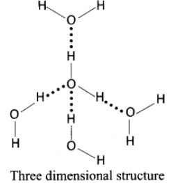Draw the structure of - Water.