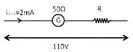Resistance of a galvanometer is $50 \Omega$ and full scale deflection ...