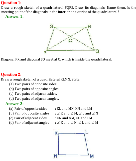 Ncert Solutions Class 6 Maths Exercise 4.5