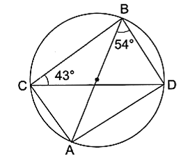 In the given figure, $\angle \mathrm{ABD}=54^{\circ}$ and $\angle ...